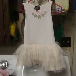 3T.off white dress with ferry.wings